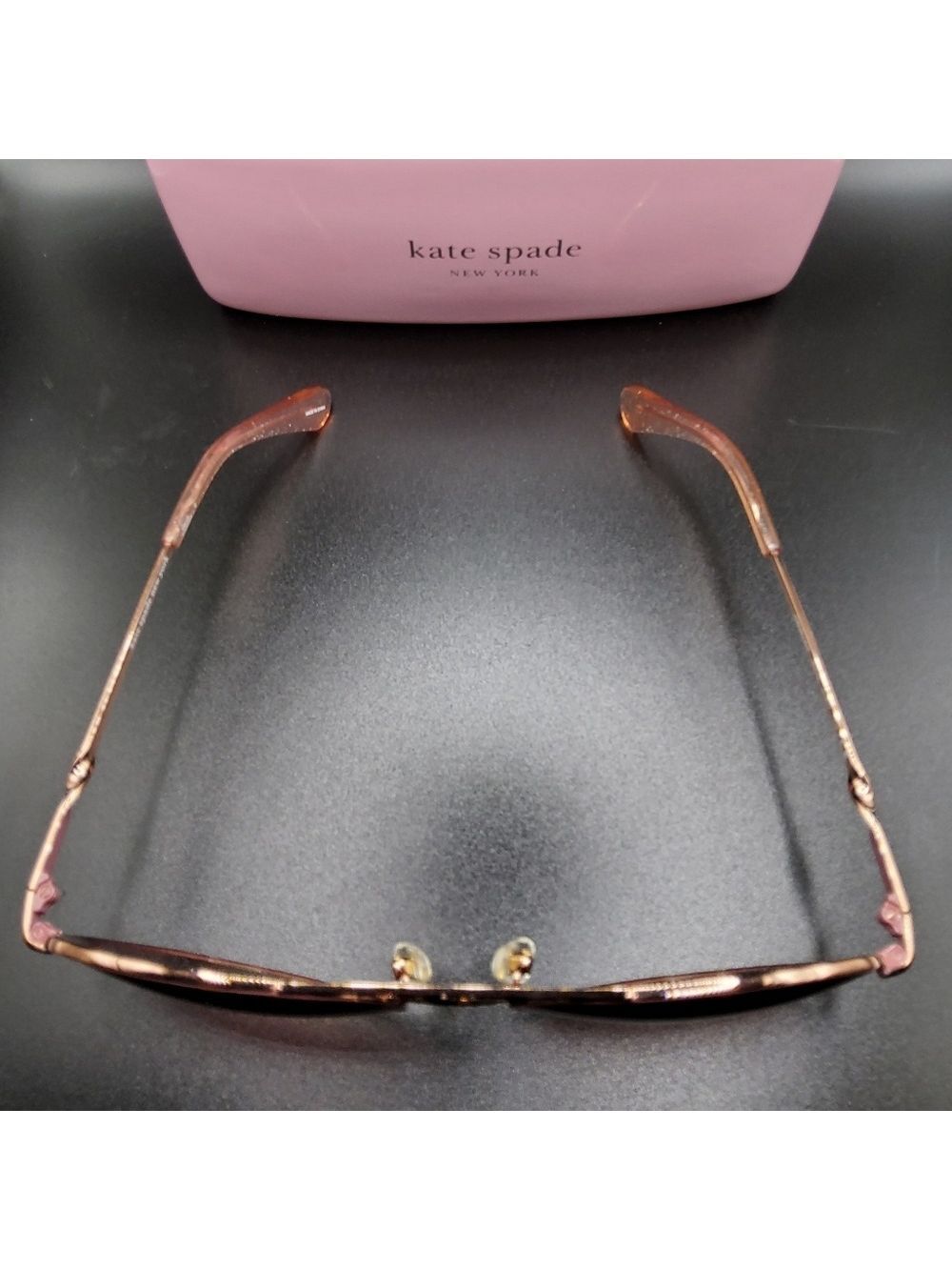 Kate Spade Aviator Sunglasses 58MM Joshelle Rose Gold - Picture 4 of 8